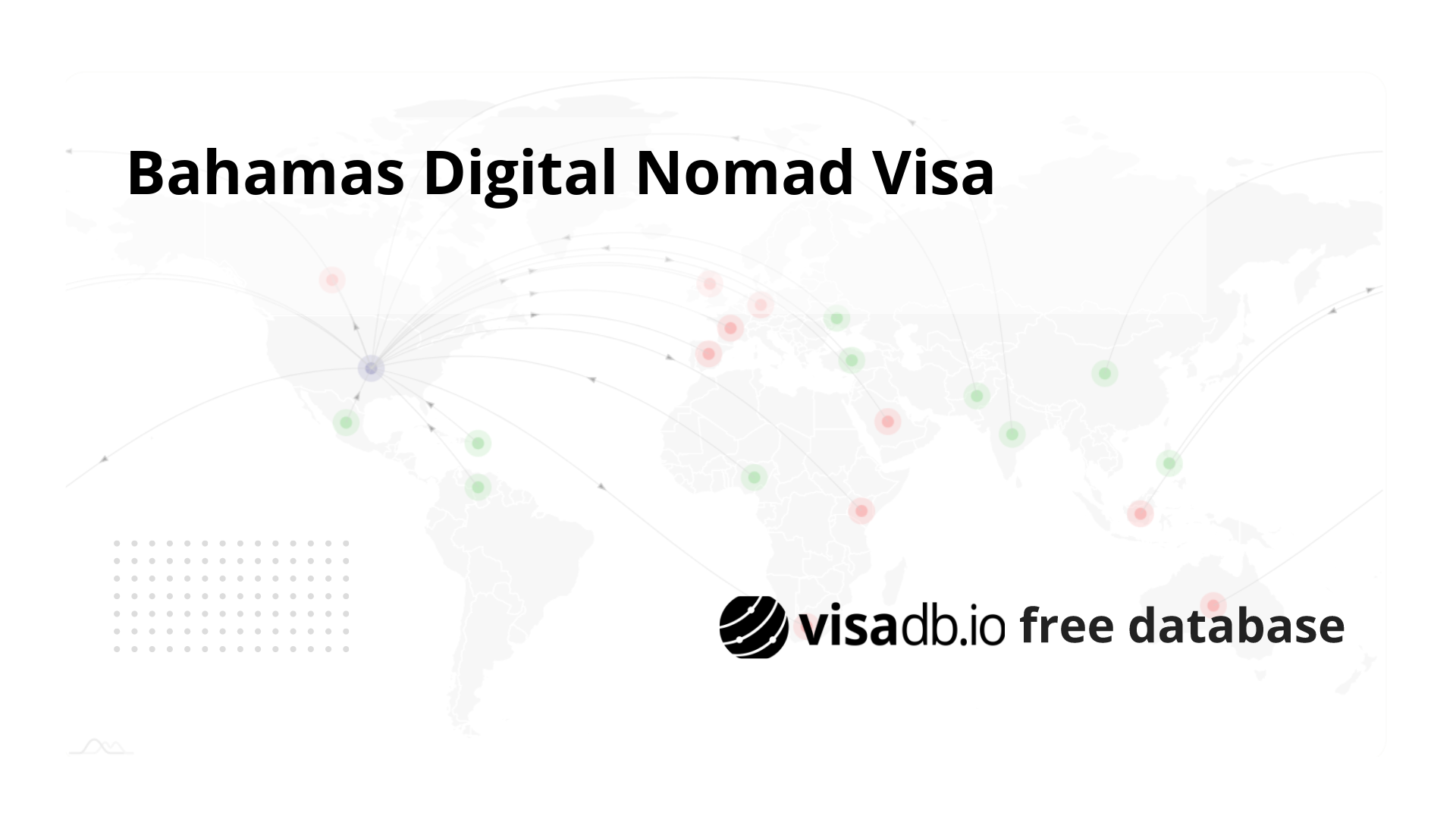 Bahamas Digital Nomad Visa for Bahamas