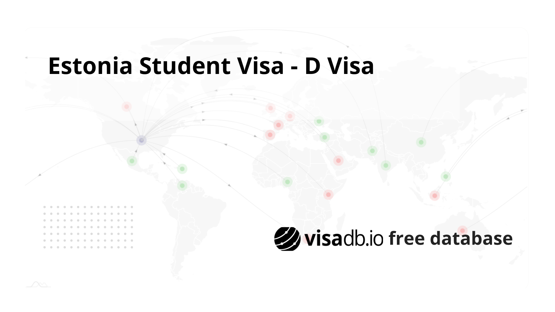 Estonia Student Visa D Visa for Estonia